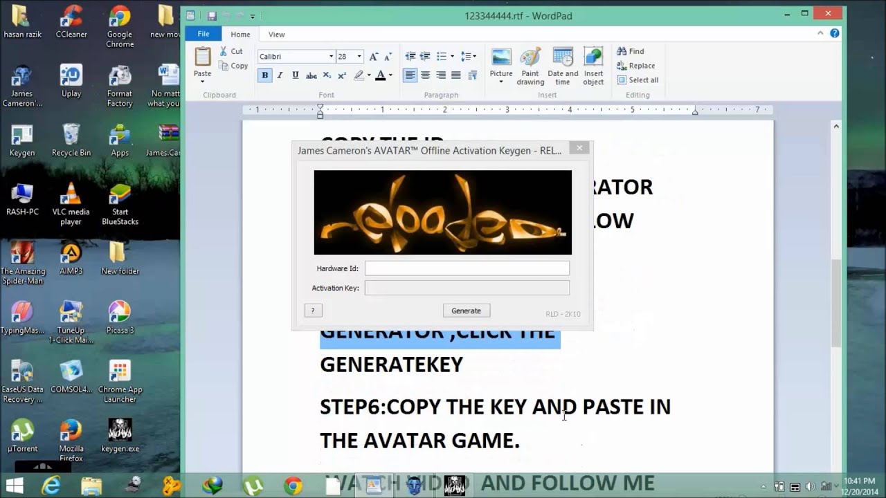 Avatar Pc Game Serial Keygen Download